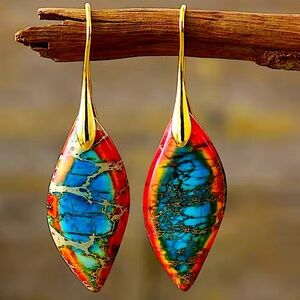 Handmade Natural Stone Earrings